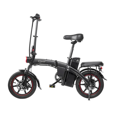 EU UK Stock DYU A5 Electric City Bike 14" Foldable Ebike 250W Mini Ebike 48V Folding Urban Electric Bicycles