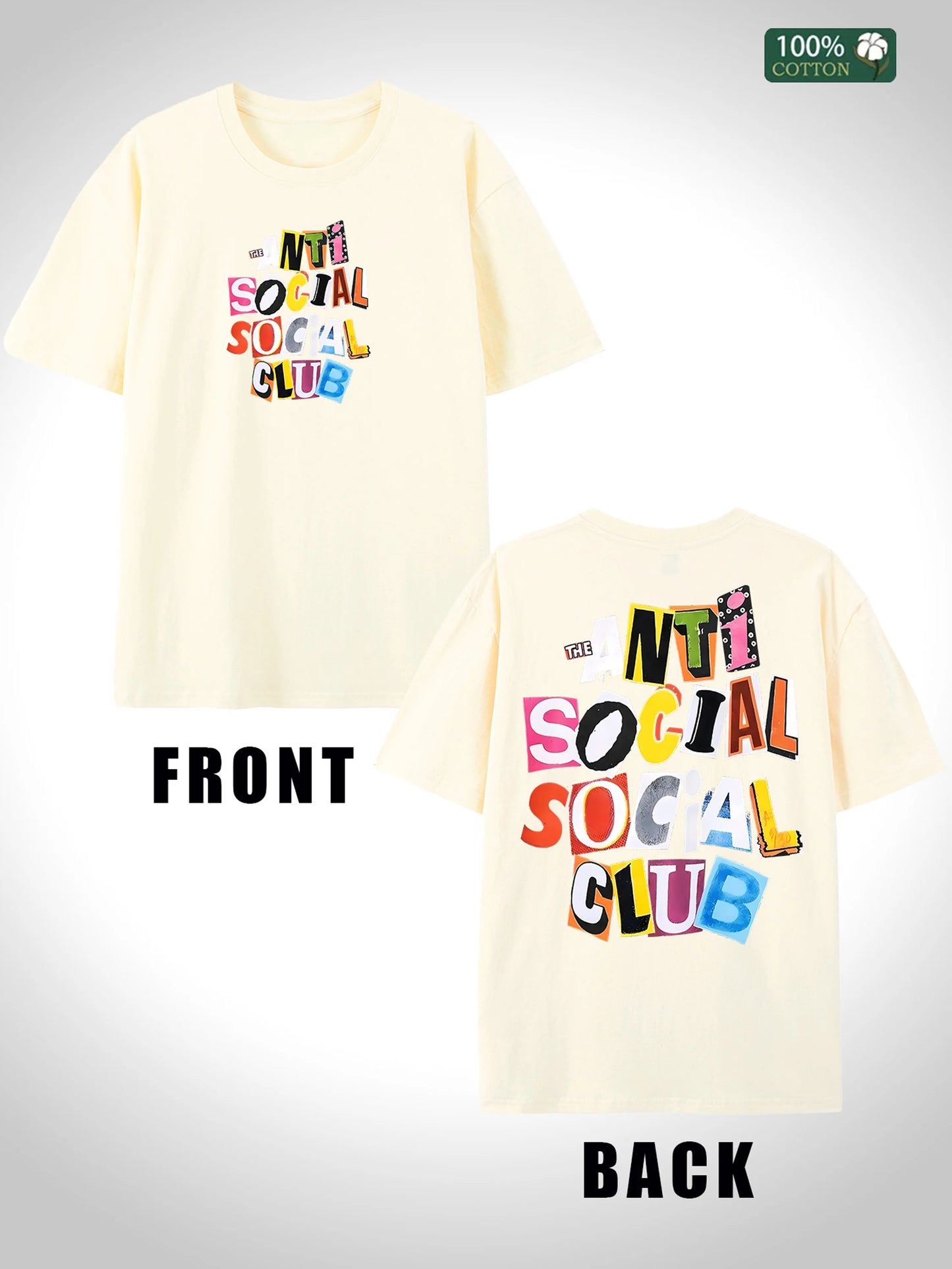 US Stock American Retro Cotton T Shirt for Men Festival Gift Classic Fashion