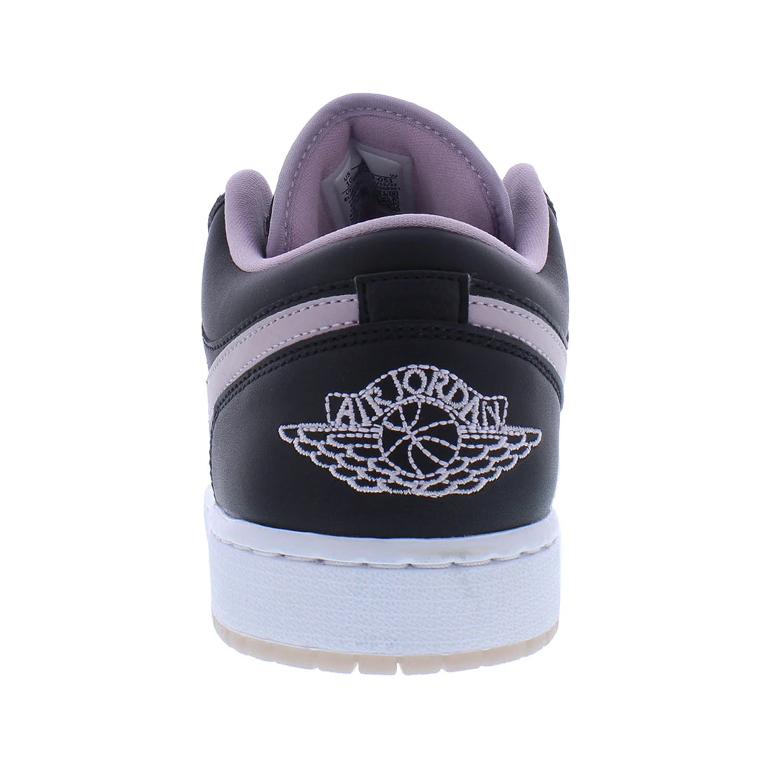 For Nike for Air for Jordan 1 Low SE Men's Retro Walking Shoes Black/Iced Lilac/White Size 10 PU Insole Height Increasing for
