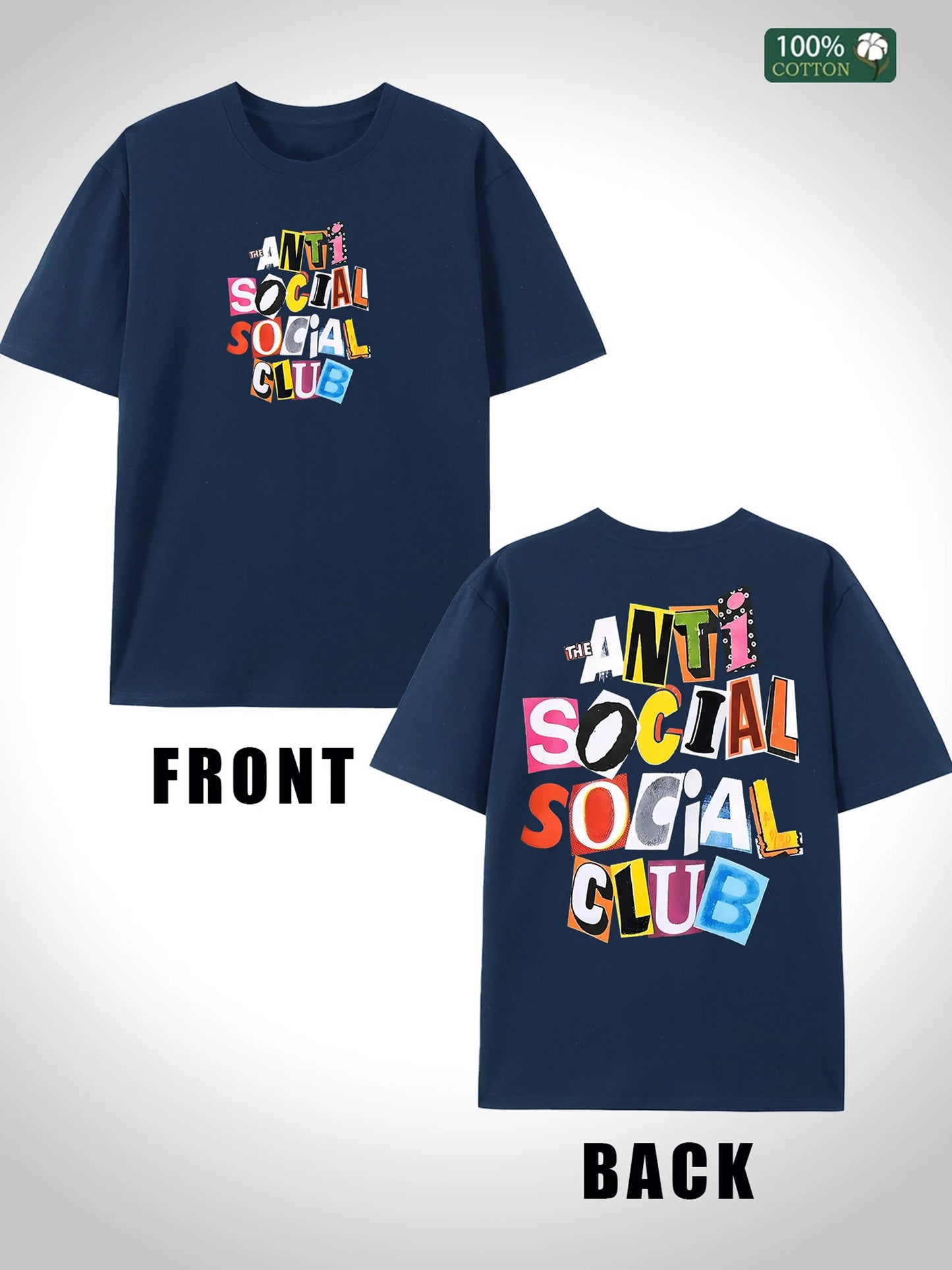 US Stock American Retro Cotton T Shirt for Men Festival Gift Classic Fashion