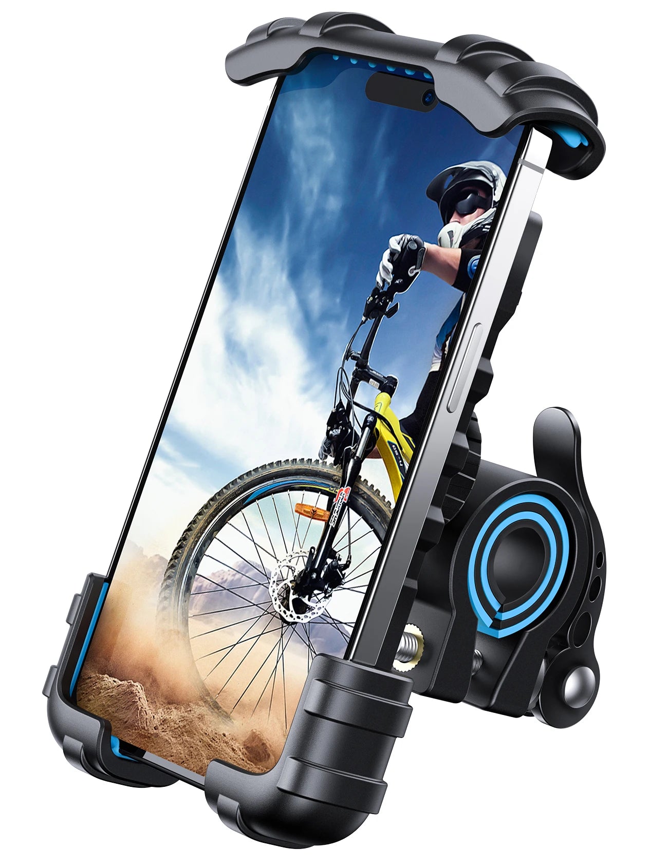 Lamicall BM02 Adjustable Bike Phone Mount for 4.7"-6.8" Phones with Safety Lock