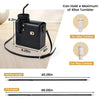 Durable Leather Crossbody Purse Water Bottle Cup Organizer Holder Bag Universal Water Cup Carrier Storage Bag for Women Girls