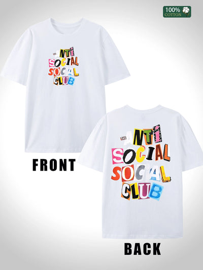 US Stock American Retro Cotton T Shirt for Men Festival Gift Classic Fashion